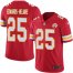 Nike Kansas City Chiefs #25 Clyde Edwards-Helaire Red Team Color Mens Stitched NFL Vapor Untouchable Limited Jersey
