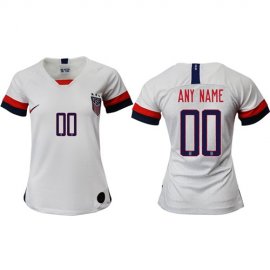 Womens USA Personalized Home Soccer Country Jersey