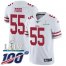 Nike San Francisco 49ers #55 Dee Ford White Super Bowl LIV 2020 Mens Stitched NFL 100th Season Vapor Limited Jersey