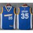 Golden State Warriors #35 Kevin Durant Royal Stretch Crossover Stitched NBA Jersey