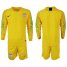 USA Blank Yellow Goalkeeper Long Sleeves Soccer Country Jersey