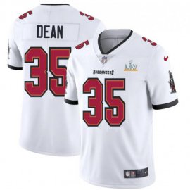 Tampa Bay Buccaneers #35 Jamel Dean Youth Super Bowl LV Bound Nike White Vapor Limited Jersey
