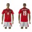 Austria #19 Hinterseer Red Home Soccer Country Jersey