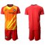 Chelsea Blank Red Goalkeeper Soccer Club Jersey