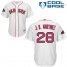 Boston Red Sox #28 J. D. Martinez White Cool Base 2018 World Series Champions Stitched Youth MLB Jersey