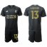Liverpool #13 A.Becker Black Goalkeeper Soccer Club Jersey
