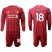 Liverpool #18 Alberto.M Home Long Sleeves Soccer Club Jersey