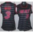 Cheap Women Miami Heat 3 Dwyane Wade Grey With Black Strip Revolution 30 Swingman NBA Jerseys
