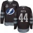 Adidas Tampa Bay Lightning #44 Jan Rutta Black 1917-2017 100th Anniversary 2020 Stanley Cup Champions Stitched NHL Jersey