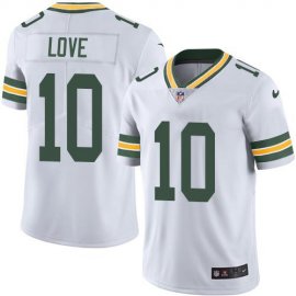 Nike Green Bay Packers #10 Jordan Love White Mens Stitched NFL Vapor Untouchable Limited Jersey