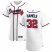 Atlanta Braves #32 Cole Hamels Mens Nike White Home 2020 Authentic Player MLB Jersey