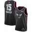 Mens Nike Charlotte Hornets #15 Kemba Walker Black Basketball Jordan Swingman 2019 All-Star Game Jersey