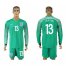 England #13 HEATON Green Goalkeeper 2018 FIFA World Cup Long Sleeve Soccer Jersey