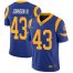 Nike Los Angeles Rams #43 John Johnson III Royal Blue Alternate Mens Stitched NFL Vapor Untouchable Limited Jersey