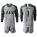 Tottenham Hotspur #1 Lloris Grey Goalkeeper Long Sleeves Soccer Club Jersey
