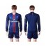 Paris Saint-Germain Blank Home Long Sleeves Soccer Club Jersey