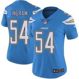 Nike Los Angeles Chargers #54 Melvin Ingram Electric Blue Alternate Womens Stitched NFL Vapor Untouchable Limited Jersey