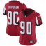 Nike Atlanta Falcons #90 Marlon Davidson Red Team Color Womens Stitched NFL Vapor Untouchable Limited Jersey