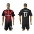 AC Milan #17 C.Zapata Home Soccer Club Jersey