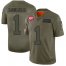 Nike Kansas City Chiefs #1 Leon Sandcastle Camo Mens Stitched NFL Limited 2019 Salute To Service Jersey