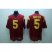 USC Trojans 5 Reggie Bush RED NCAA Jerseys