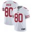 Nike San Francisco 49ers #80 Jerry Rice White Mens Stitched NFL Vapor Untouchable Limited Jersey