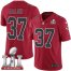 Nike Atlanta Falcons #37 Ricardo Allen Red Super Bowl LI 51 Youth Stitched NFL Limited Rush Jersey