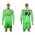 AC Milan #99 Donnarumma Green Goalkeeper Long Sleeves Soccer Club Jersey