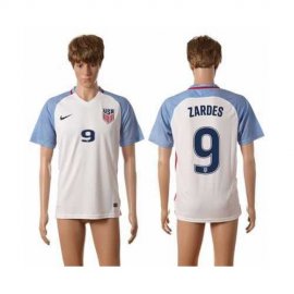 USA #9 Zardes Home Soccer Country Jersey