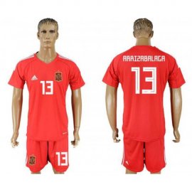 Spain #13 ARRIZABALAGA Red Goalkeeper 2018 FIFA World Cup Soccer Jersey