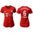 Womens Bayern Munchen #6 Thiago Home Soccer Club Jersey