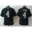 Nike Las Vegas Raiders #4 Derek Carr Black Team Color Youth Stitched NFL Elite Jersey
