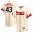 Angels 43 Patrick Sandoval Cream 2022 City Connect Cool Base Jersey