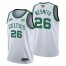 Boston Boston Celtics #26 Aaron Nesmith Mens Nike Releases Classic Edition 2022 NBA Finals 75th Anniversary Jersey White Mens