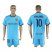 Barcelona #10 Ronaldinho Away Soccer Club Jersey