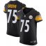 Nike Pittsburgh Steelers #75 Joe Greene Black Team Color Mens Stitched NFL Vapor Untouchable Elite Jersey