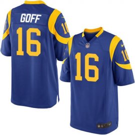 Nike Los Angeles Rams #16 Jared Goff Royal Blue Alternate Youth Stitched NFL Elite Jersey