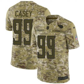 Nike Tennessee Titans #99 Jurrell Casey Camo Mens Stitched NFL Limited 2018 Salute To Service Jersey