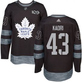 Adidas Toronto Maple Leafs #43 Nazem Kadri Black 1917-2017 100th Anniversary Stitched NHL Jersey
