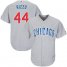 Chicago Cubs #44 Anthony Rizzo Grey Road Stitched Youth MLB Jersey