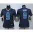 Nike Dallas Cowboys #9 Tony Romo Navy Blue Team Color Womens Stitched NFL Elite Strobe Jersey