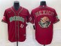 Mens Mexico Baseball 2023 Red Team Big Logo World Baseball Classic Stitched Jersey
