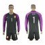 Holland #1 Zoet Black Goalkeeper Long Sleeves Soccer Country Jersey