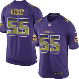 Nike Minnesota Vikings #55 Anthony Barr Purple Team Color Mens Stitched NFL Limited Strobe Jersey