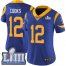 Nike Los Angeles Rams #12 Brandin Cooks Royal Blue Alternate Super Bowl LIII Bound Womens Stitched NFL Vapor Untouchable Limited Jersey