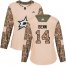 Adidas Dallas Stars #14 Jamie Benn Camo Authentic 2017 Veterans Day Womens Stitched NHL Jersey