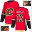 Adidas Calgary Flames #13 Johnny Gaudreau Red Home Authentic Fashion Gold Stitched NHL Jersey