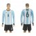 Argentina #6 Biglia Home Long Sleeves Soccer Country Jersey