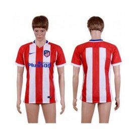 Atletico Madrid Blank Home Soccer Club Jersey