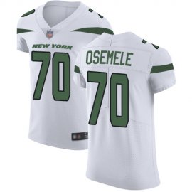 Nike New York Jets #70 Kelechi Osemele White Mens Stitched NFL Vapor Untouchable Elite Jersey